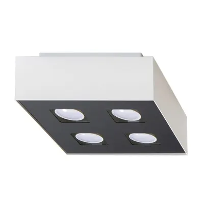 Zdjęcie produktu dla Lampa sufitowa MONO 4 Biały Sollux Lighting SL.0069