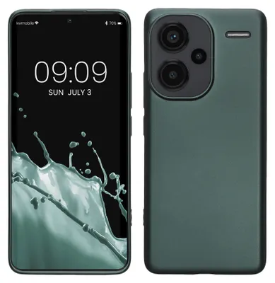 Produktbild von kwmobile Handyhülle für Xiaomi Redmi Note 13 Pro+ 5G / Redmi Note 13 Pro Plus 5G Hülle - Silikon Case metallisch schimmernd - Schutzhülle Cover -