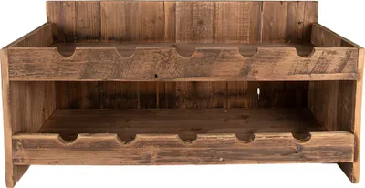 Immagine prodotto di Portabottiglie Clayre & Eef 65x28x33 cm in legno marrone