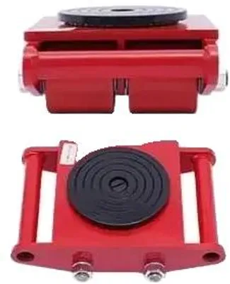 Immagine prodotto di Carrello trasportatore, elevata capacità di carico, rotazione a 360 gradi, colore rosso
