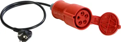 Obrázok produktu pre Adaptér na trojfázový prúd 16 A CEE-Schuko Benning | 4014651441224