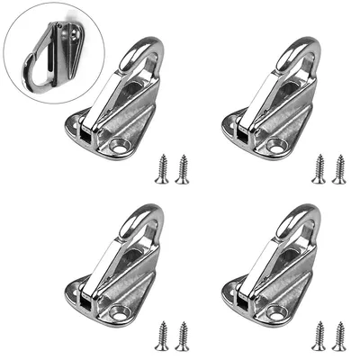 Produktbild von Boot Haken 4 Stück Karabinerhaken 316 Edelstahl Karabinerhaken Boot Schiff Hardware
