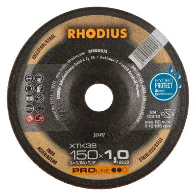 Produktbild von Rhodius 209497 Cutting disc (off-set) 150 mm 1 pc(s) Stainless steel, Steel