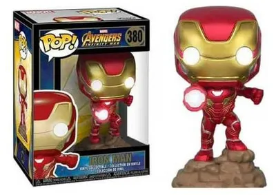 Produktbild von Funko Pop! Marvel: Iron Man #380 (Light Up) Exclusive