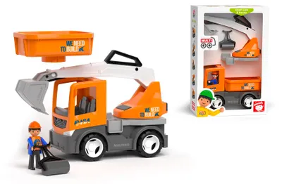 Obrázek produktu pro MultiGO VIA 2+1 - Igráček silničář, auto, bagr, valník, válec