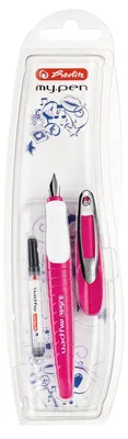 Image de herlitz 50046805 herlitz my.pen Patronenfüller pink/weiß M (mittel)