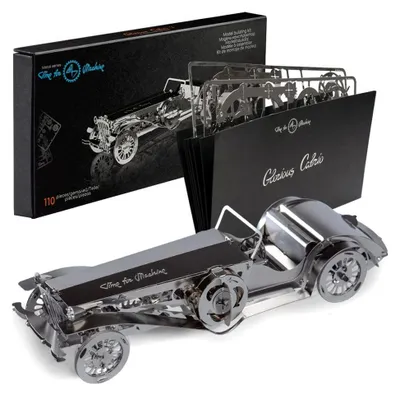 Metallbaukasten Glorious Cabrio, 115 Teile, Edelstahl