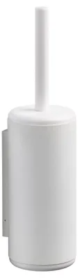 Productafbeelding van Hangende Toiletborstel met Houder - WC Borstel - Kunststof - 38,2 x 10 cm - Wit