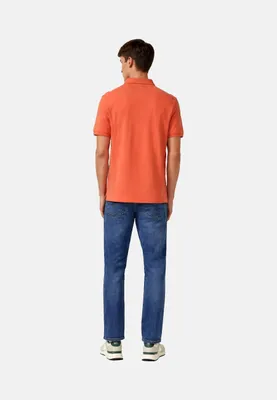 Obrázok produktu pre s.Oliver 2138262.3410.3XL, Polokošeľa, Samec, Oranžová, 3XL, Na bežné nosenie, Polo golier