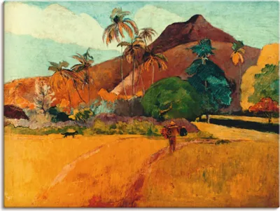 Produktbild von ARTland Leinwandbild Tahitische Landschaft, 1891 Größe: 40x30 cm