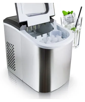 Produktbild von Bituxx Eiswürfelmaschine / Eiswürfelbereiter / Icemaker Edelstahl MS-15768
