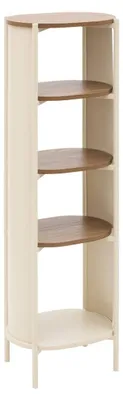 Produktbild von Argileo Badezimmerregal 40 x 122 cm, 5 Ebenen, weiß