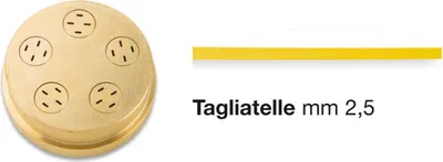Produktbild von Imperia - Bronze-Matrize 289 für Tagliatelle für die Nudelmaschine Home Chef