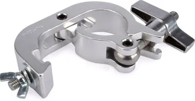 Produktbild von Riggatec Halbschellenhaken - Multi Clamp silber bis 250 kg (48 - 51 mm)