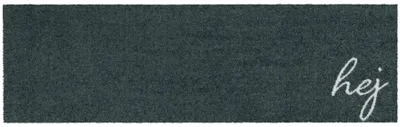 Productafbeelding van Minimat Hej, antraciet, 30x100 cm, vuilafschermmat