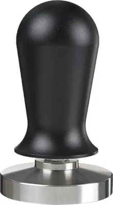 Produktbild von Famanu Tamper für Baristas - 16 kg Anpressdruck - Aluminium oder Holzgriff - Edelstahl-Präzisionsbasis - 53 mm