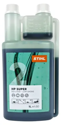 Produktbild von Stihl HP Super Zweitakt Motorenöl 1 Liter ( 07813198054 ) - 2 Stroke Oil - Low Smoke Oil