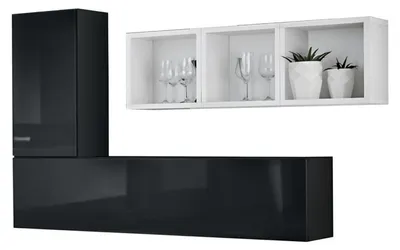 Produktbild von Wandregal Wohnzimmer Design Modern Regal Neu Möbel Luxus Holz Einrichtung