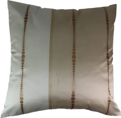 Produktbild von Kissenhülle Kissenbezug Dekokissen  50 x 50 cm Sand/Gold