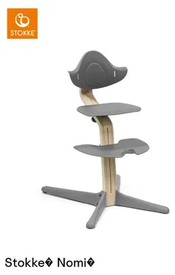 Produktbild von Stokke® Nomi® Stuhl Grey / Holz Natur