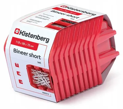 Produktbild von Kistenberg BINEER KBISS12 Werkstatthaken Set 10 Stück Rot
