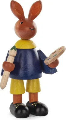 Produktbild von Osterhase mit Ei Höhe 11cm NEU