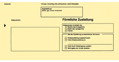 Produktbild von RNK Zustellungsumschlag 110x220mm 100St innen ohne Fenster