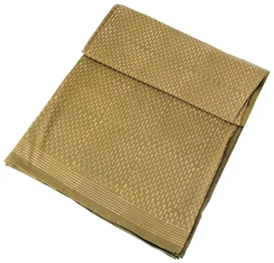 Produktbild von Blockdruck Tagesdecke, Bett & Sofaüberwurf, Handgearbeiteter Wandbehang, Wandtuch - Design 1, Grün, Baumwolle, Größe: Double 225*275 cm