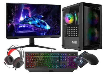 Produktbild von VIST Gaming PC Komplett Set R7 5700G 32GB RX VEGA8 SSD 1TB nVme WIFI Win11 24"