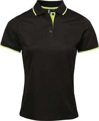 Obrázok produktu pre Premier Workwear Dámska kontrastná polokošeľa Coolchecker®