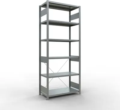 Produktbild von Stecksystem Grundregal - 2500x1000x 500 mm, Typ 250 kg