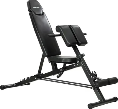 Produktbild von SPORTNOW Hantelbank verstellbar 4 in 1 Trainingsbank mit Beinstrecker Curlpult