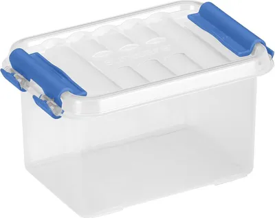 Immagine prodotto di Contenitore Q-line da 0,4 L, trasparente e blu