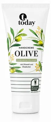 Produktbild von today Handcreme Olive Pflegecreme – 125 ml