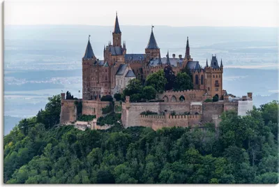 Produktbild von ARTland Leinwandbild Burg Hohenzollern als Nahaufnahme Größe: 60x40 cm
