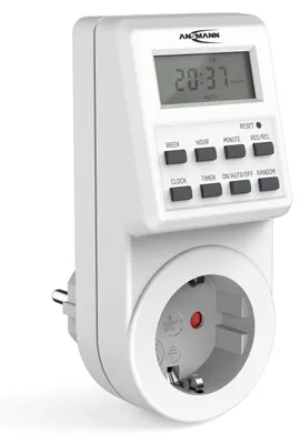 Immagine prodotto di ANSMANN 1260-0009 ANSMANN Timer digitale settimanale AES6, bianco