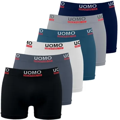 Produktbild von Nakloe 6 Stück Herren Boxershorts Herren Boxershorts Herren Boxershorts Pack Her