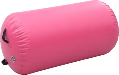 Produktbild von vidaXL Aufblasbare Gymnastik-Rolle mit Pumpe 120x90 cm PVC Rosa