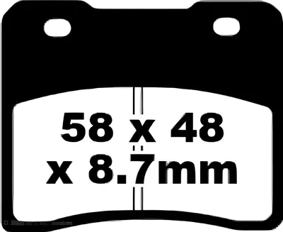 Produktbild von FA102 EBC  Blackstuff Bremsbeläge