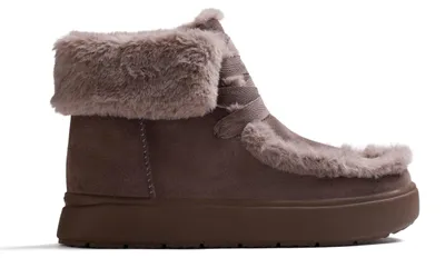 Image de Bottines pour femmes GIOSEPPO, couleur taupe, semelle flexible, doublure intérieure en cuir