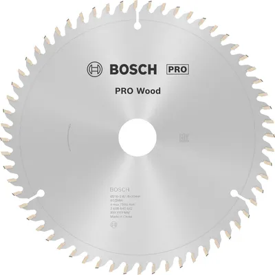 Obrázok produktu pre Bosch 2608640642, Drevo, 21,6 cm, Bosch, 650 g, 1 kusov