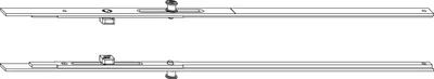 Produktbild von MACO SKB-Z Breitenteil-Set Gr. 1, 1iS, FFB 720-1050 mm, silber (455519)