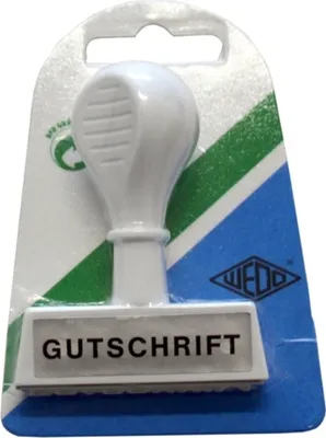 Produktbild von Textstempel -Gutschrift- Packung mit 6 Stück