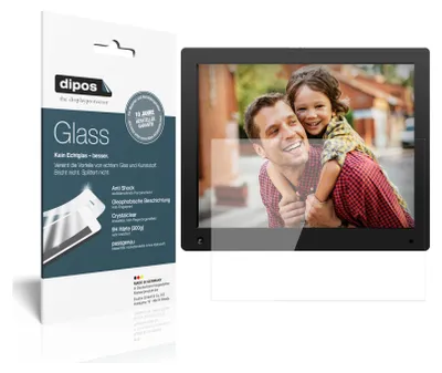 Produktbild von 2x Schutzfolie für NIX Advance 15 Zoll - Anti-Shock 9H Folie dipos Glass