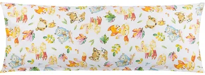 Zdjęcie produktu dla POSZEWKA na poduszkę relaksacyjną - 55x180 cm - Pomarańczowa,Niebieska,Biała