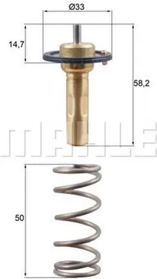 Obrázek produktu pro Termostat chladicí kapaliny MAHLE TX 265 89D