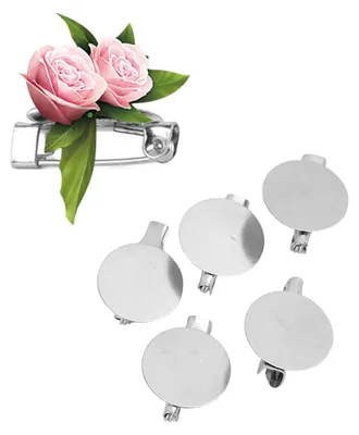 100 Broschenverschlüsse, 15 mm, Metall, für DIY-Schmuck