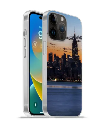 Produktbild von MuchoWow® Handyhülle Schutzhülle Hülle für Apple iPhone 14 Pro Max New York - Skyline - Amerika Silikon Softcase Handy Hülle - Hardcover