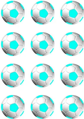 Produktbild von Muffinaufleger Cupcakes Muffins Kindergeburtstag Fussballparty FußballpartyFussbal Fußball FB01 Türkis