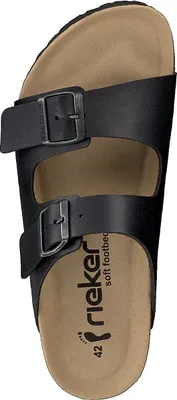 Produktbild von Rieker Herren Pantolette schwarz